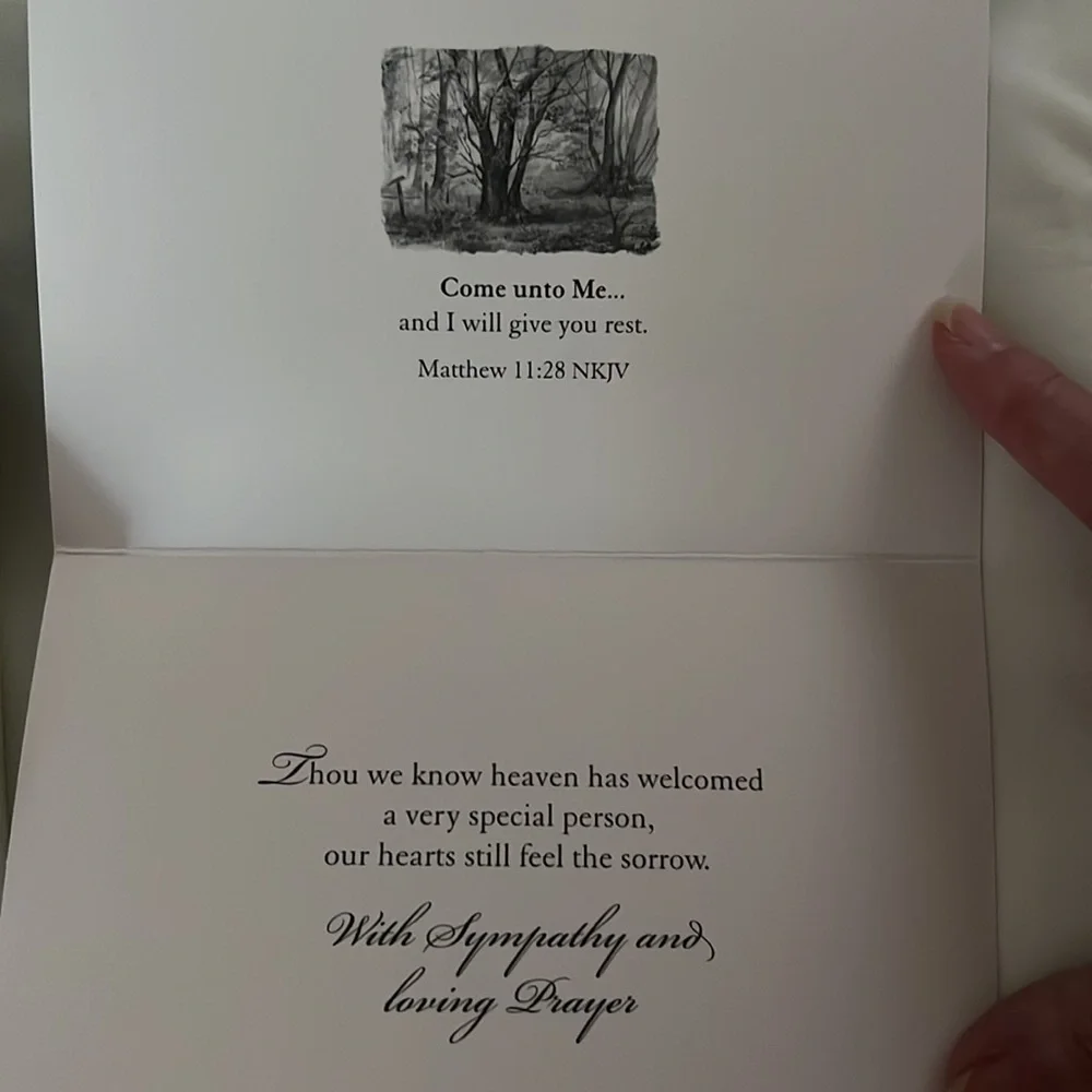 Sympathy Gift of Words - with Scriptures